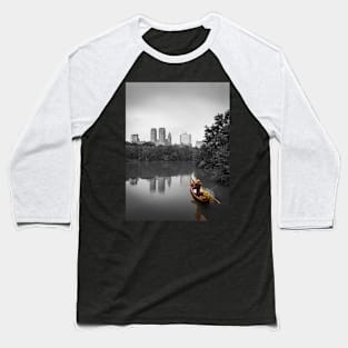 Central Park Manhattan Gondola Boat NYC Baseball T-Shirt